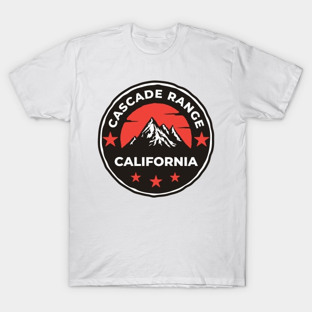 Cascade Range California - Travel T-Shirt by Famgift